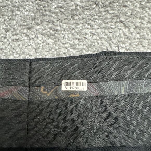 Lauren Ralph Lauren Wool Dress Pants Mens 38x30 Black Straight Leg Classic Work - Picture 6 of 14